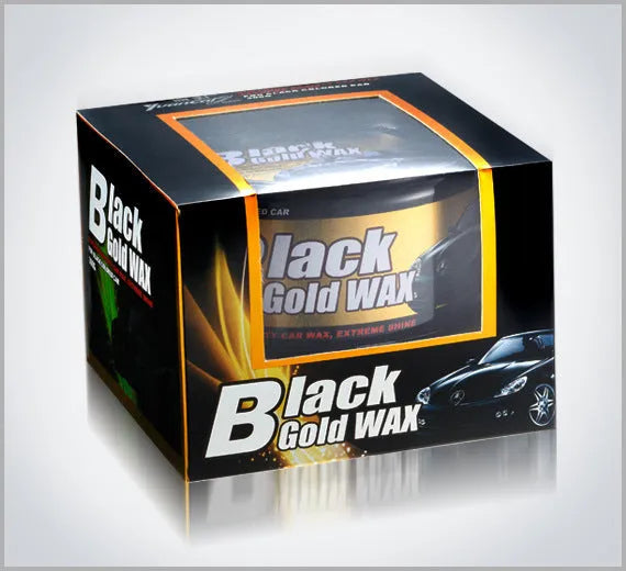 Black solid car scratch repair wax with multi-protection functions for cars and motorcycles