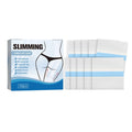 Box of 10 body shaping stickers measuring 12cm square with hyaluronic acid and collagen