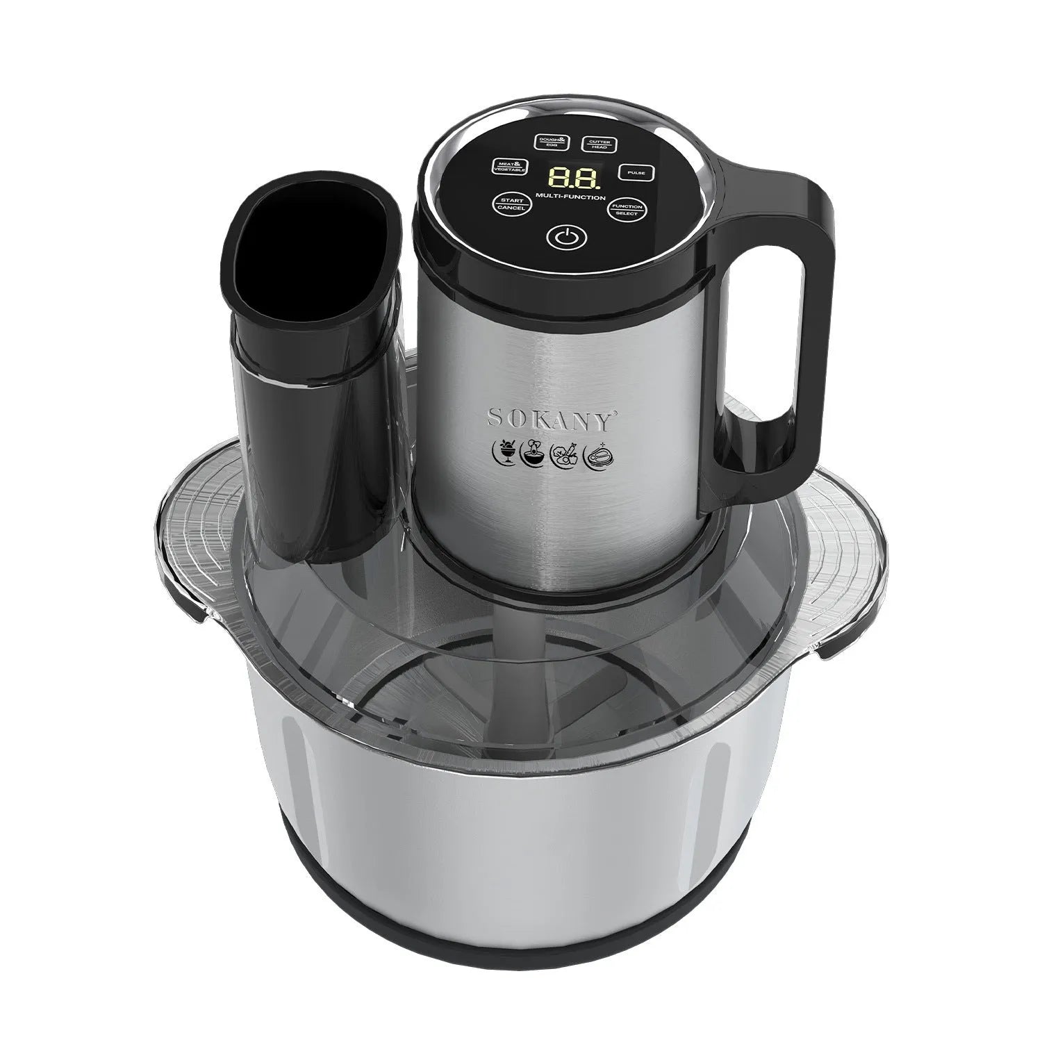 Stainless steel meat grinder machine with 06036 colour and food processing attachments