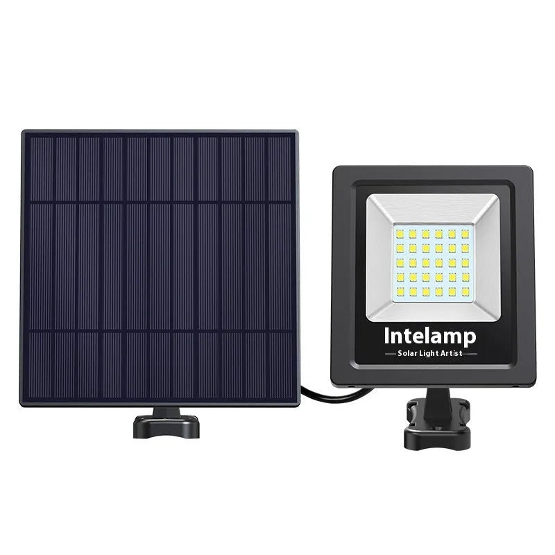 Outdoor solar-powered LED light with waterproof IP65 rating for courtyard and garden installation