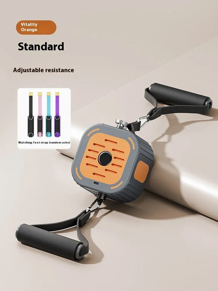 Adjustable power pump chest expander strength training equipment in navy blue colour with ABS plastic construction
