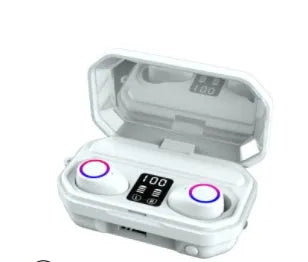 S12 wireless Bluetooth headset with digital display and touch control, in black colour option