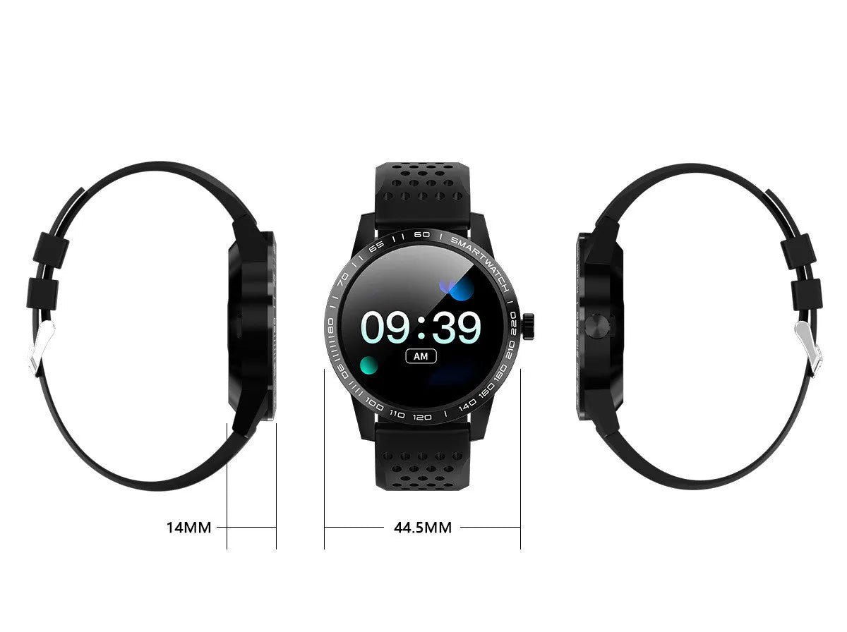 T2 colour screen heart rate smart bracelet on wrist showing step count display