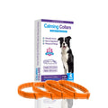 Four dog anxiety relief collars in different colours with TPR material and Chinese style design