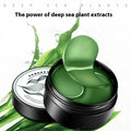 Ink horn adhesive sheet eye mask with green seaweed extract and sodium hyaluronate, 60 pads