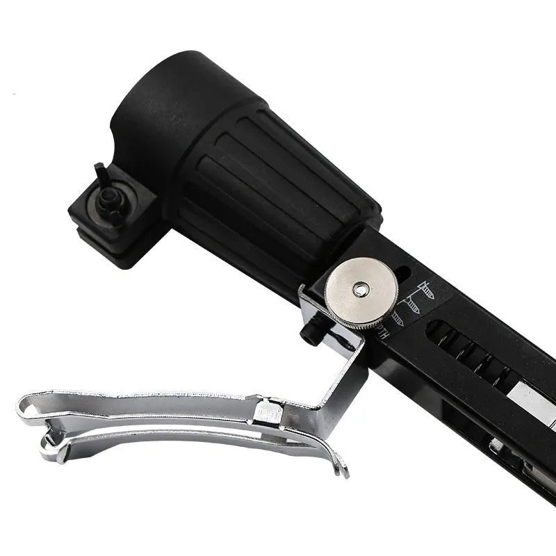 Chain screw gun head automatic nail gun electric screwdriver with metal construction and gun rack