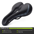 Bike saddle cushion in 3147 hollow colour, 270mm by 180mm, showing PU leather exterior