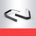 Pair of carbon fibre style ABS steering wheel frames for left and right hand drive vehicles