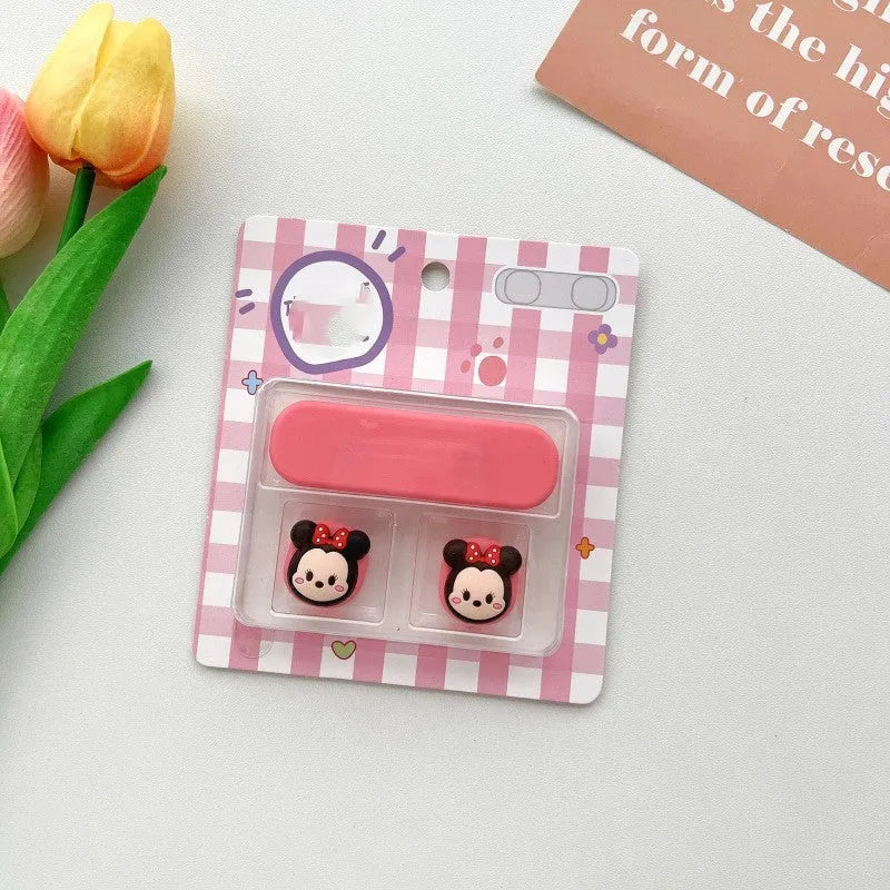 Cartoon magnetic data cable fixer for desktop organisation in various colour styles