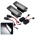 Volkswagen LED licence plate light kit for Golf, Polo, Phaeton models with 6000K white LEDs