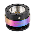 Colorful car modification quick release steering wheel device with lock connection base
