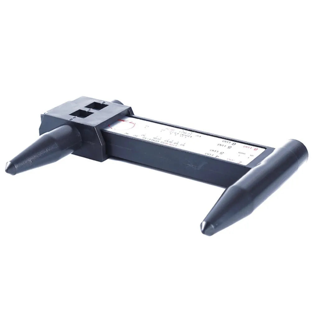 Digital electronic caliper with digital display for hole distance measurement