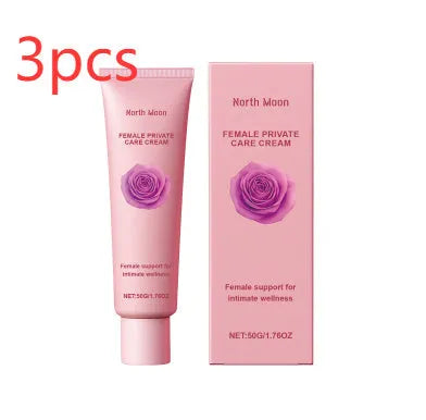Gentle Care 50g moisturising cream tube for dry skin with rose and peppermint extracts