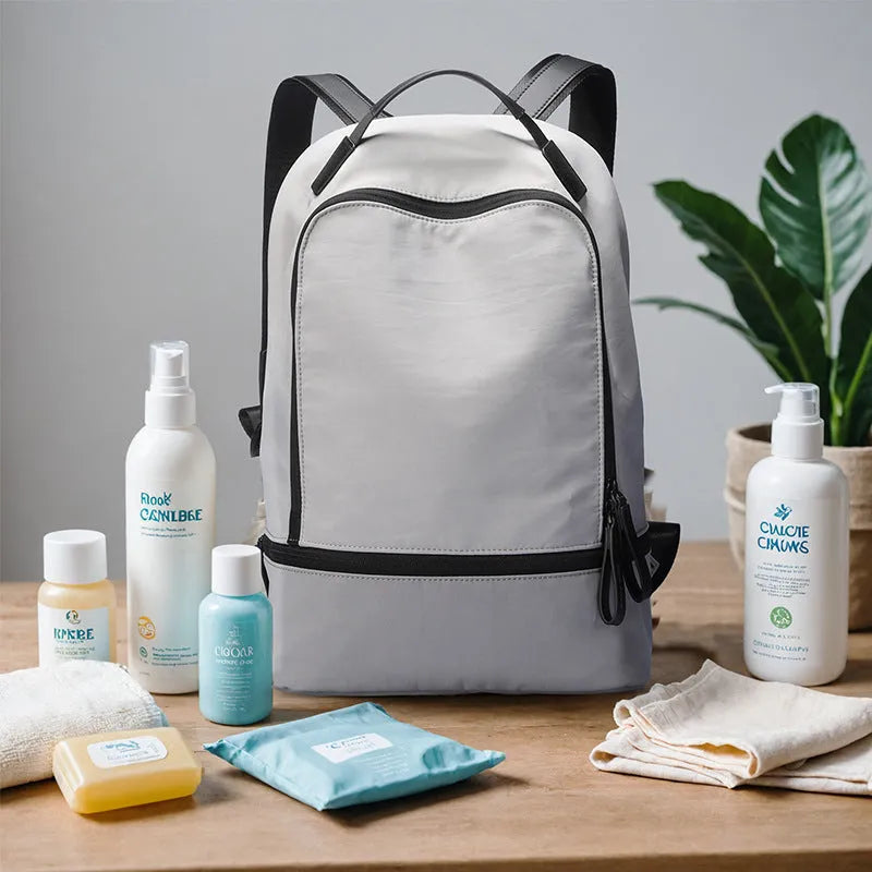Ultra-light Oxford cloth travel backpack in solid colour with urban simplicity style