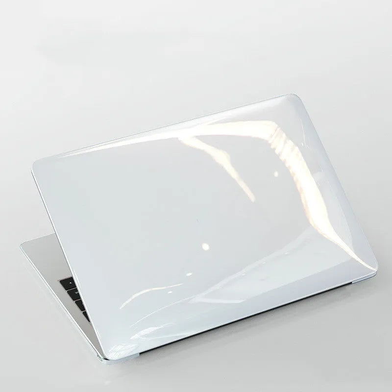Transparent and black PC hard shell case for Apple MacBook Pro 14 inch and 16 inch laptops