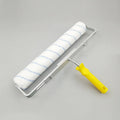 18-inch lengthened paint roller with long medium and short brush heads for wall painting
