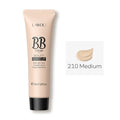 30ml BB cream bottle showing nine colour shades from ivory white to brown for natural makeup coverage