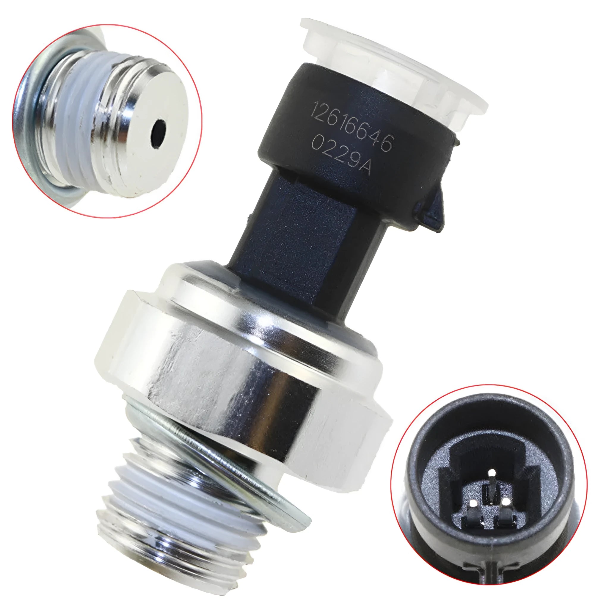 GM oil pressure sensor for Buick and Chevrolet vehicles, part numbers 12573107 12677836