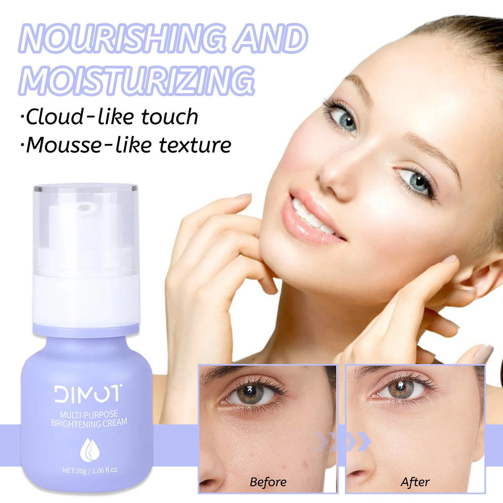 30ml tube of moisturising cream primer with gentle care label for all skin types