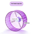 Plastic parrot running wheel exercise toy in transparent colour with 21cm diameter