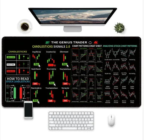 Game-themed printed rubber mouse pad showing non-slip textured underside and colourful design on top