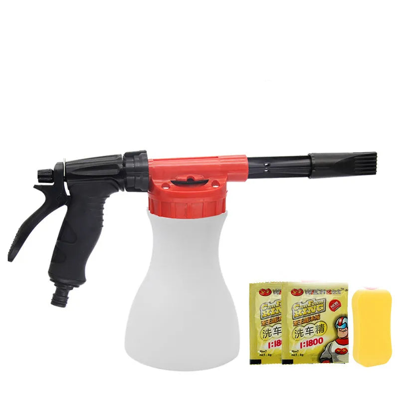 High pressure foam pot water gun for garden watering and pesticide spraying with adjustable pressure settings