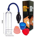 Male minimalist home exercise machine silicone cover kit with plastic valve exerciser and accessories