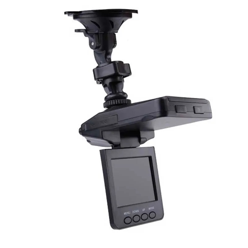 JC10 portable car video recorder with 140 degree wide angle lens and 2.5-inch display for windscreen mounting