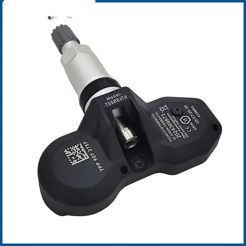 Black Audi tyre pressure monitor sensor for TPMS system replacement