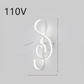 Nordic minimalist LED wall lamp with silicone shade for bedside use, black finish