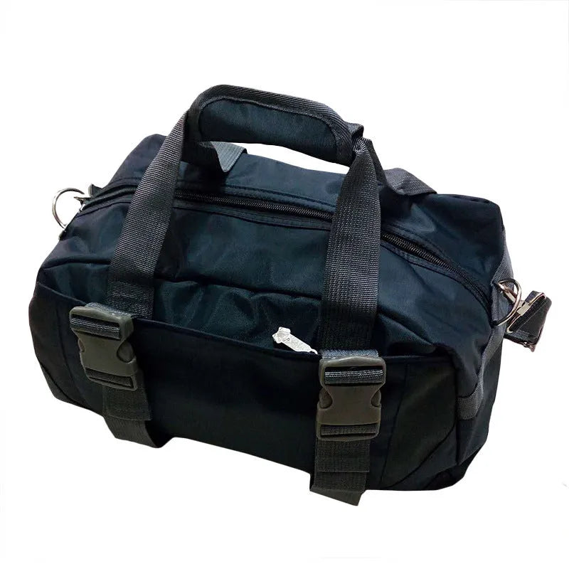 Nylon yoga and gym fitness bag shown in one of six colour options.