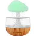 White raining cloud design micro humidifier with night light and aromatherapy diffuser