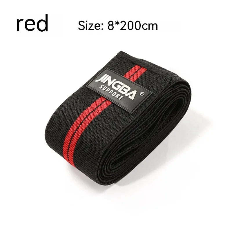 Adjustable adult knee pads for multi-sport use including weightlifting and cycling, shown in blue colour