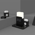 3-in-1 multi-function Qi wireless charging stand for smartphones watches and wireless earbuds