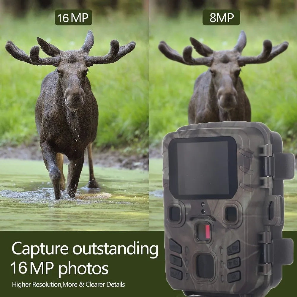Black plastic infrared night vision monitoring device on a table.