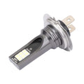 H7 automotive LED fog light unit with aluminium housing and 12 visible LED chips
