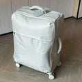 20-inch ultra-light waterproof Oxford cloth suitcase in bluestone green with universal wheels
