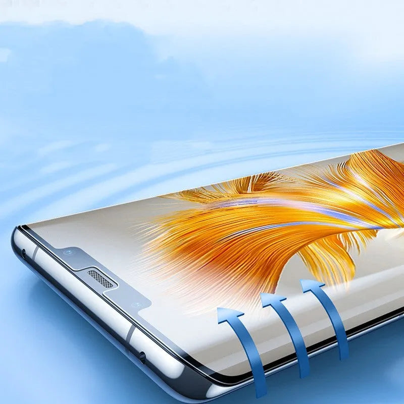 TPU screen protector and application tool for Huawei Mate60 and Mate60Pro phones.