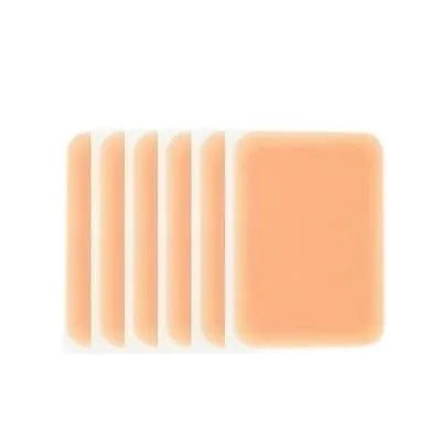 Tattoo cover patch and a thin 130mm long concealer brush for precise application, with six colour options displayed.