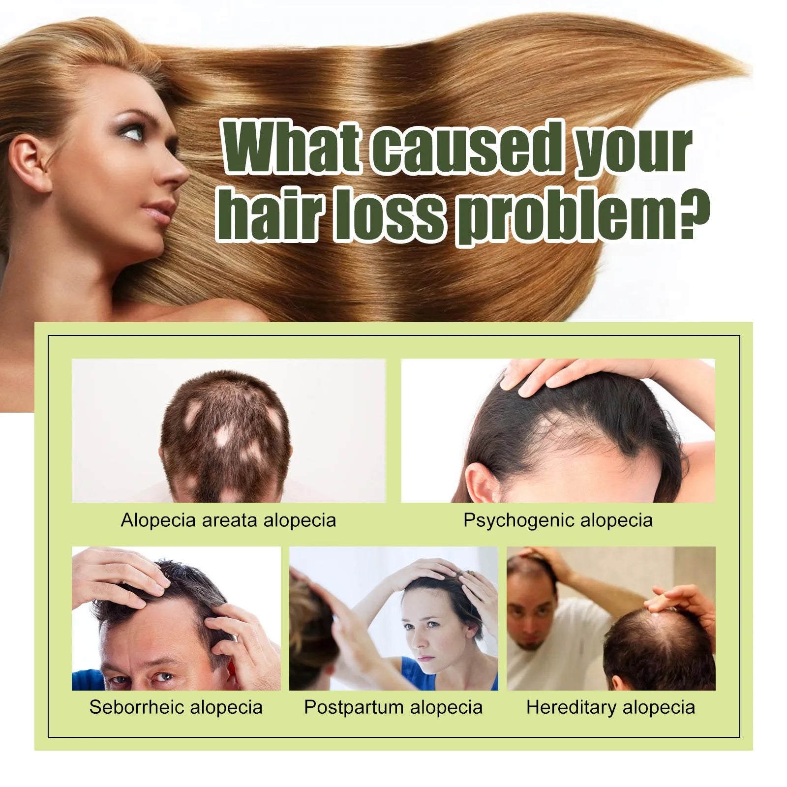 60ml glass bottle of hair care essential oil for anti-fall repair and dry hair treatment