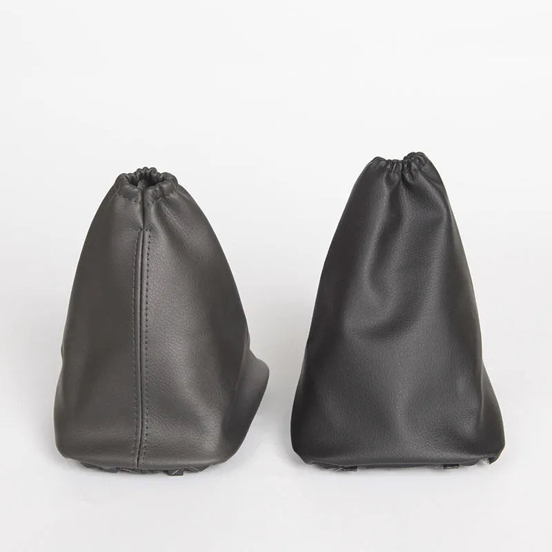 Black leather shift lever dust cover for Toyota Corolla automatic gear shifter