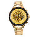 MCE men's explosion-proof mechanical watch on wrist, showing one of four available colour variants.