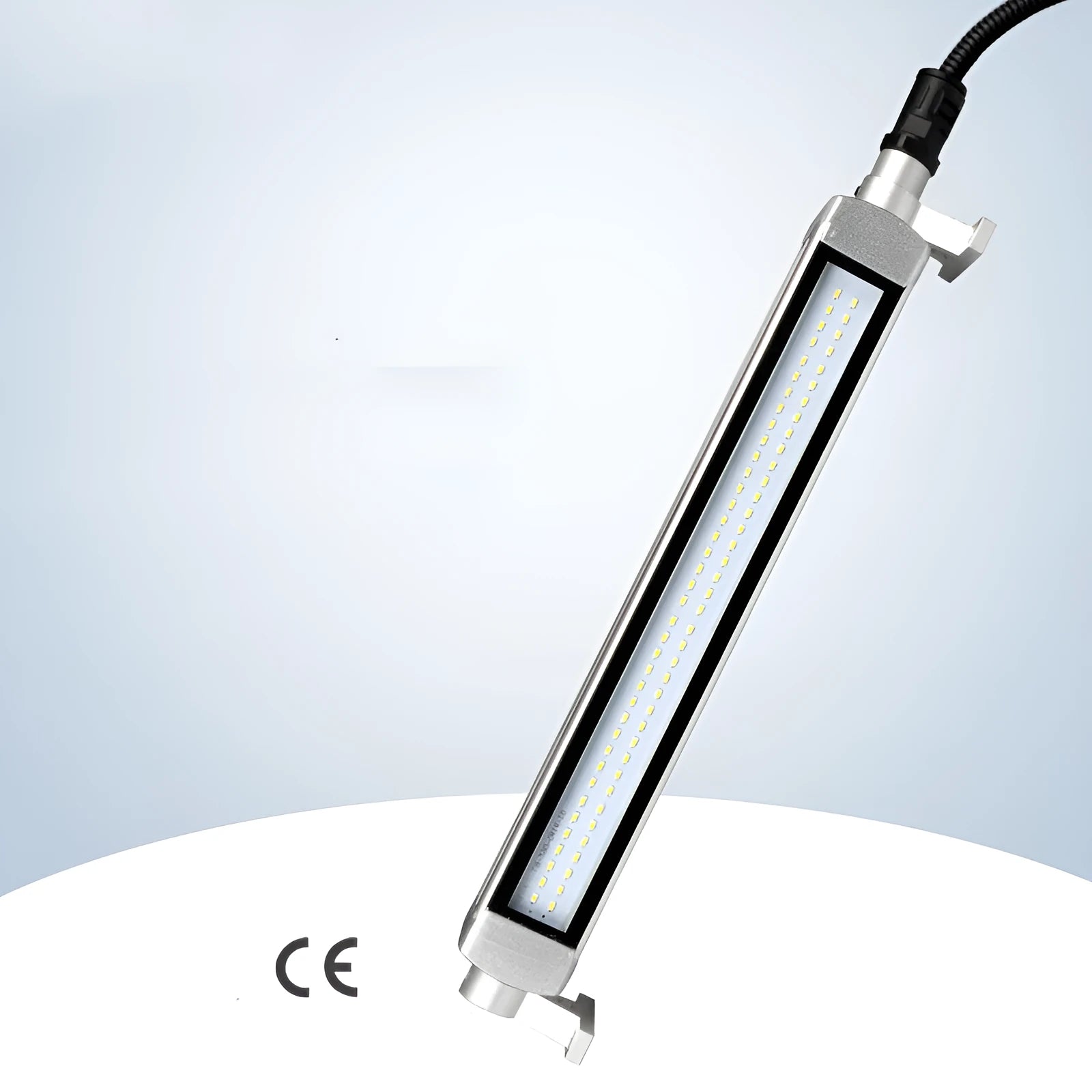 CNC lathe LED explosion proof work light 1.2m IP68 with aluminium housing and tempered glass cover