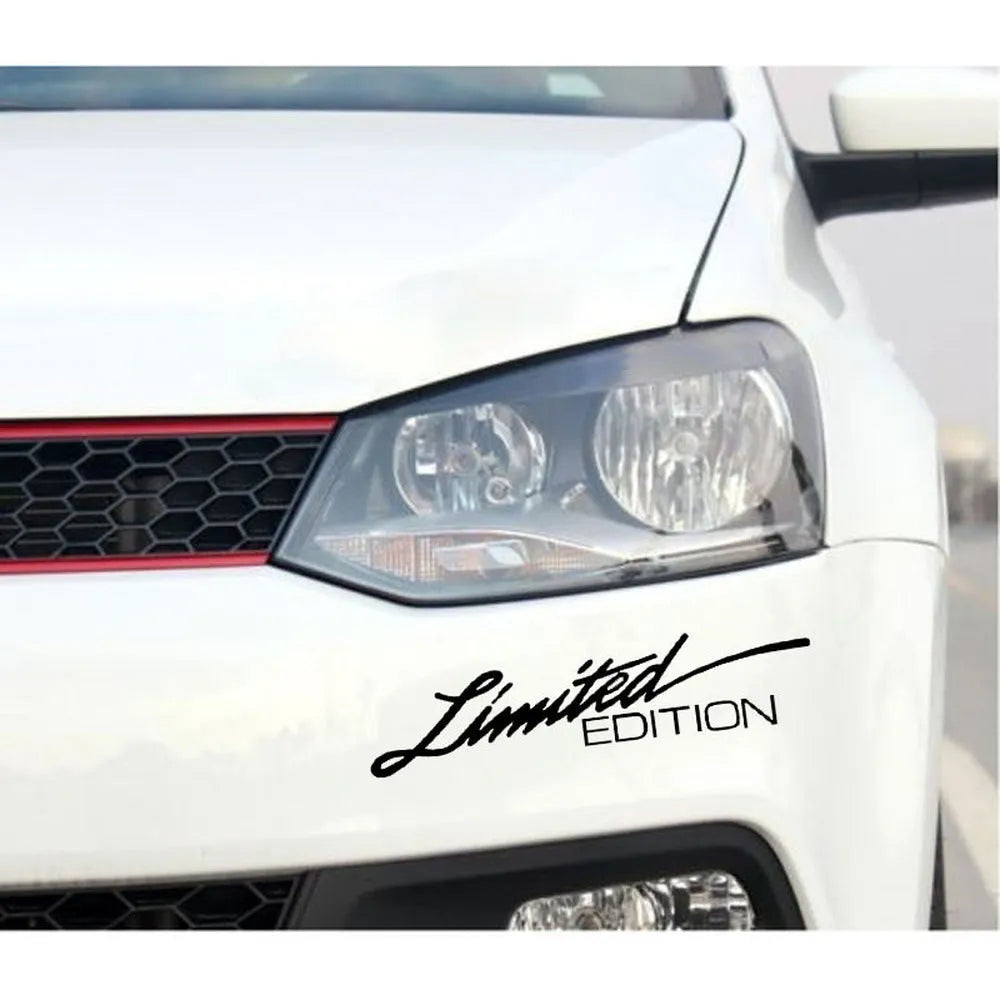 Reflective plastic bumper sticker with British design, measuring 16cm by 3.8cm.
