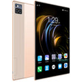 10.1 inch Voice Call HD Smart Game Tablet in gold with blue and gray colour options showing screen and front view