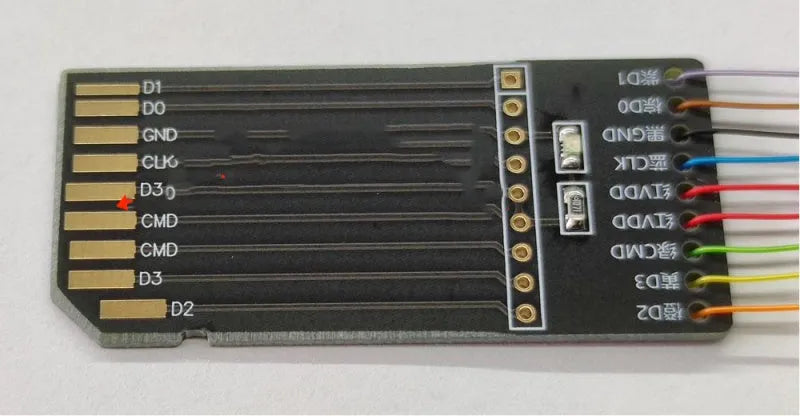 Professional automotive EMMC read/write tool for BMW, Mercedes, Audi and Porsche audio system maintenance