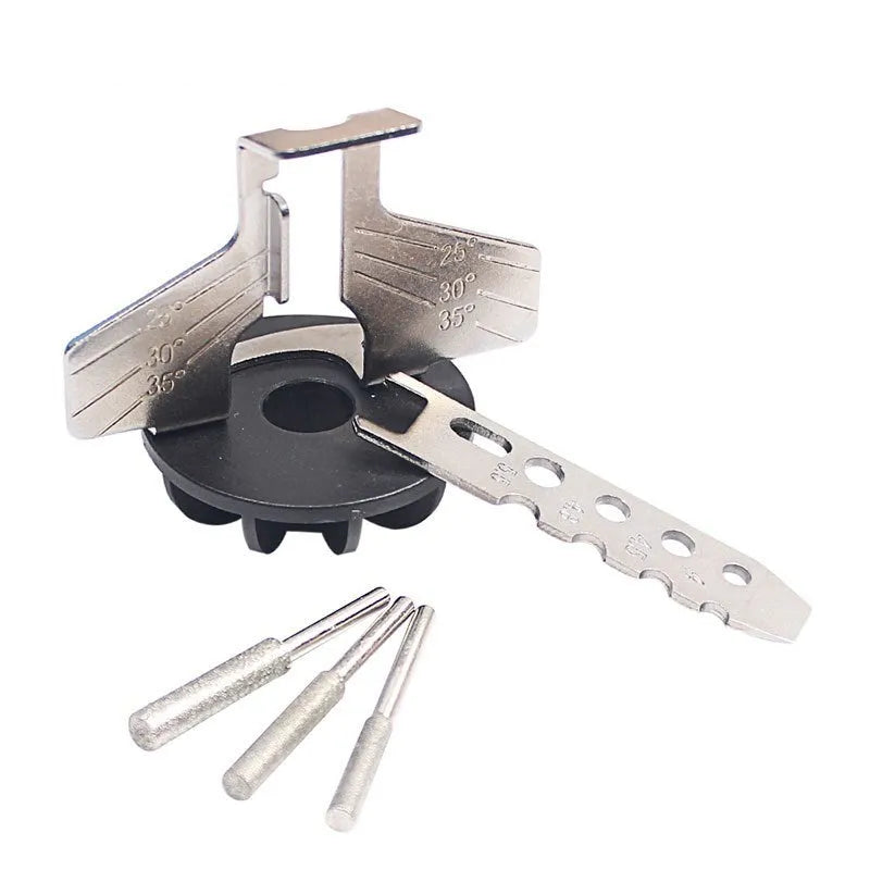 Silver metal chain grinding machine accessory with 20mm length and 100-tooth band saw blade configuration