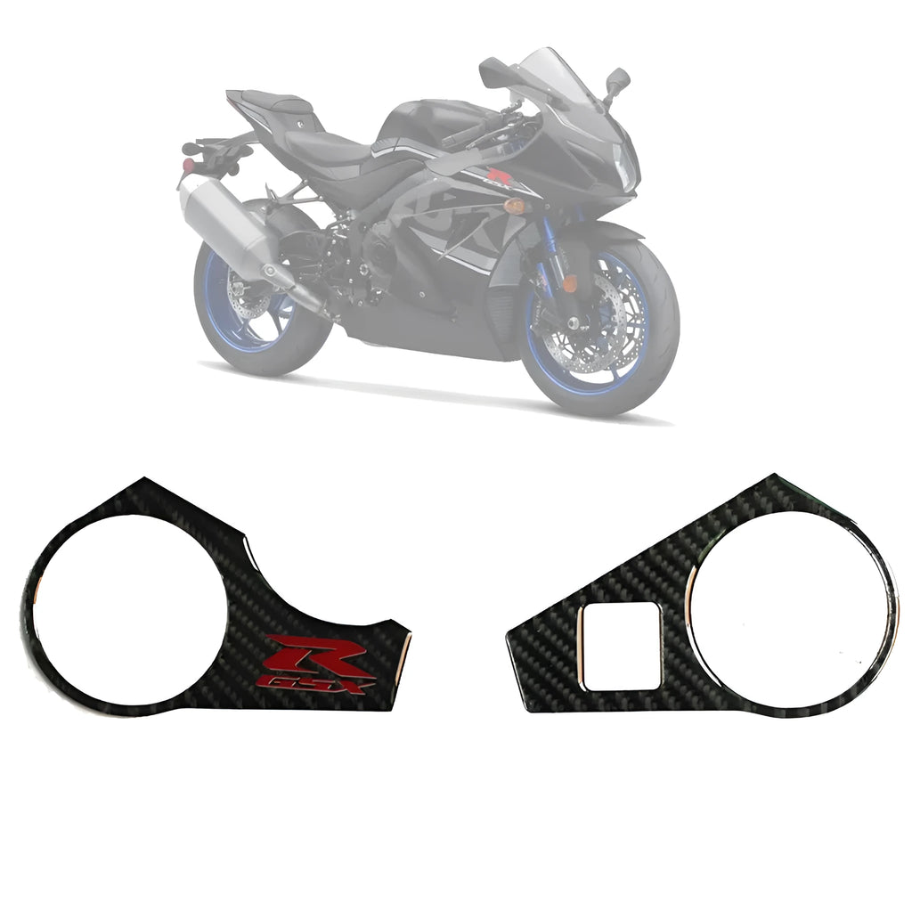 Black adhesive motorcycle sticker for SUZUKI GSXR1000 L1 upper connective plate
