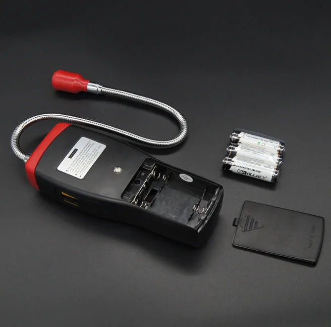 AS8800L portable flammable gas detector unit showing LED display on front panel