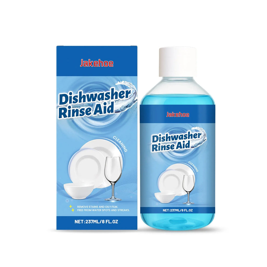 237mL bottle of dishwasher detergent aid cleaning gel for removing oil stains.